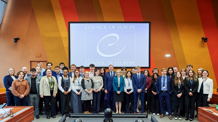 Irish law students take part in Council of Europe crash course