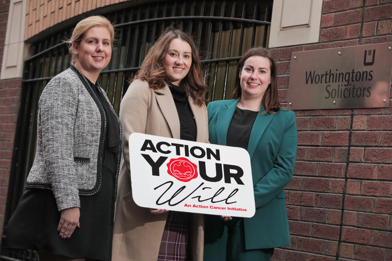 NI: Worthingtons Solicitors joins Action Cancer for launch of will campaign