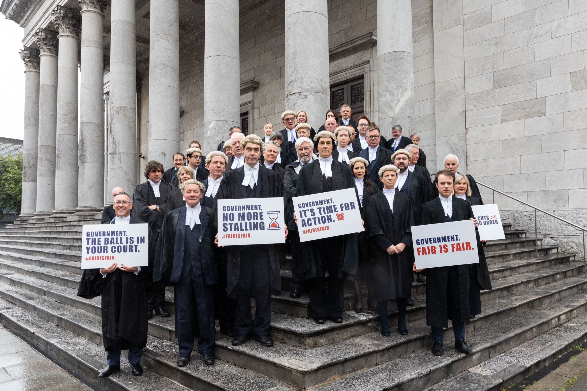 #InPictures: Barristers rally at courthouses across the State