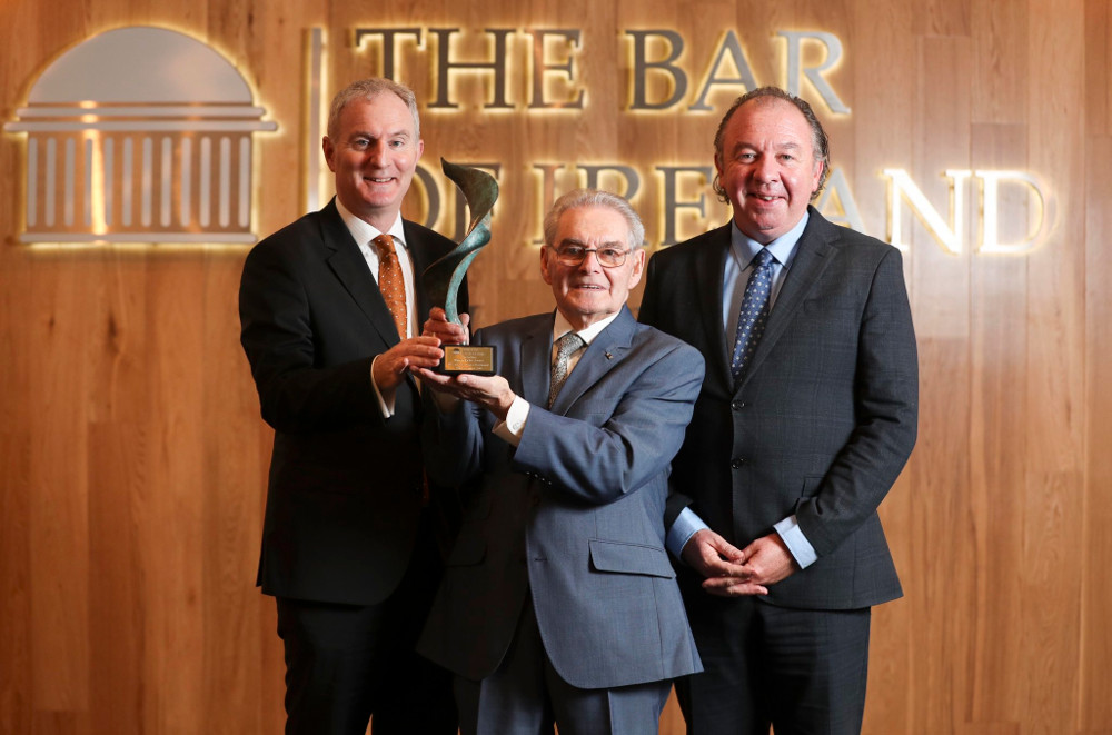 Tomi Reichental awarded The Bar of Ireland human rights award