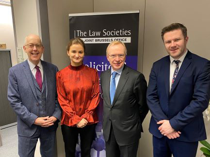 NI: #InPictures: Law Society officials travel to Brussels for rule of law talk