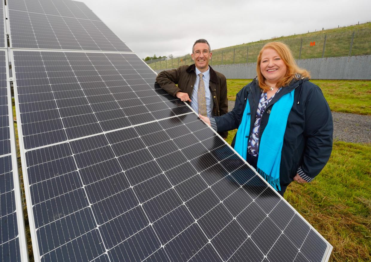 Solar farm switched on at Northern Ireland women's prison