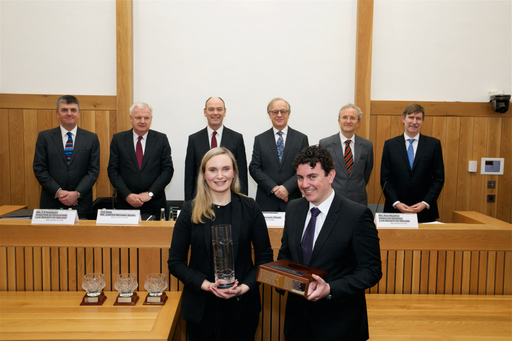 #InPictures: Darragh Bollard and Eamonn Butler win Law Society moot