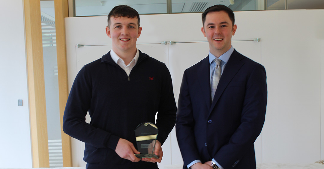 Matheson Scholarship in Law Plus awarded to Ciarán Cronin