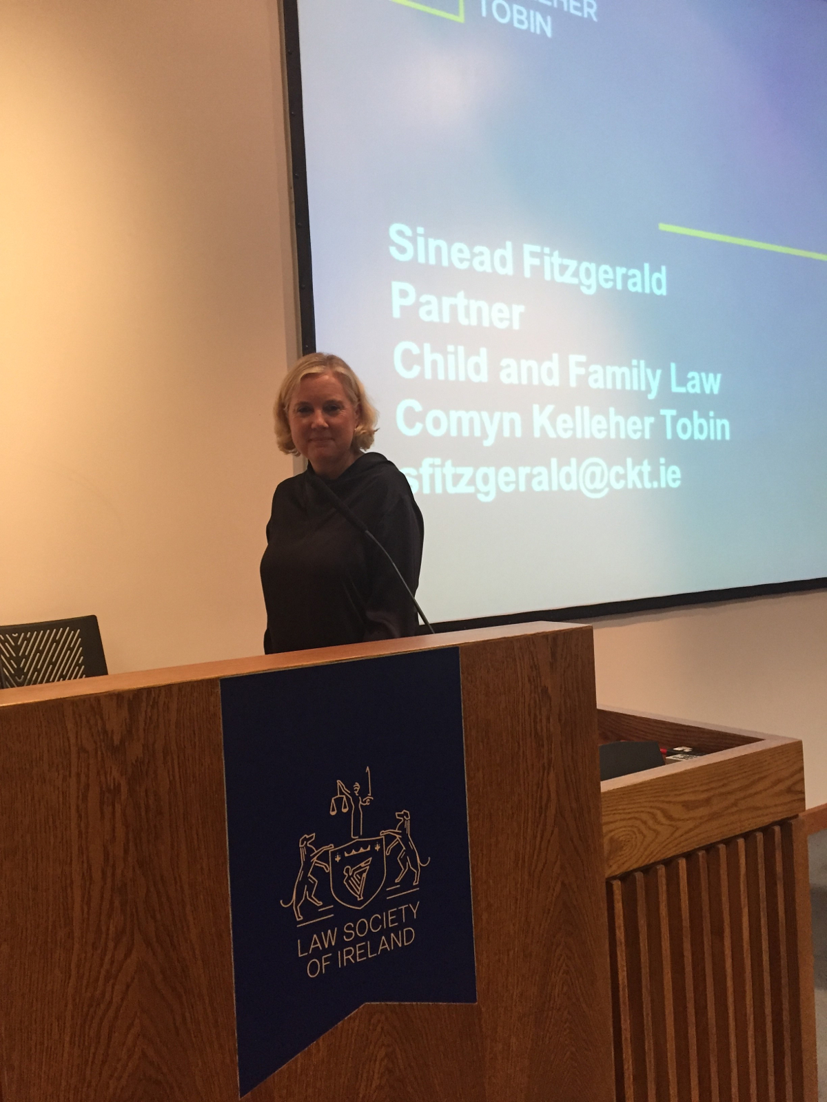 In pictures: Sinead Fitzgerald lectures on financial aspects of family law at Law Society of Ireland