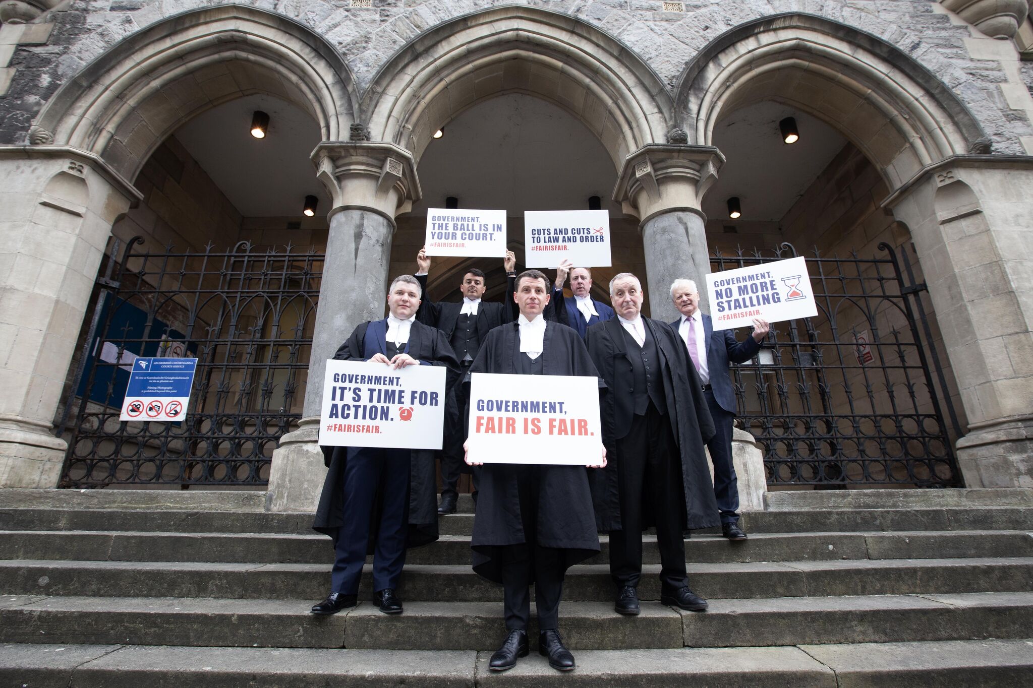 #InPictures: Barristers rally at courthouses across the State