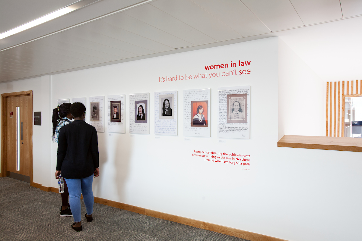 NI: New QUB School of Law installation celebrates women in the law