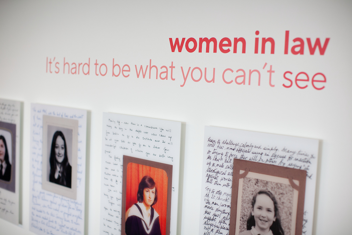 NI: New QUB School of Law installation celebrates women in the law