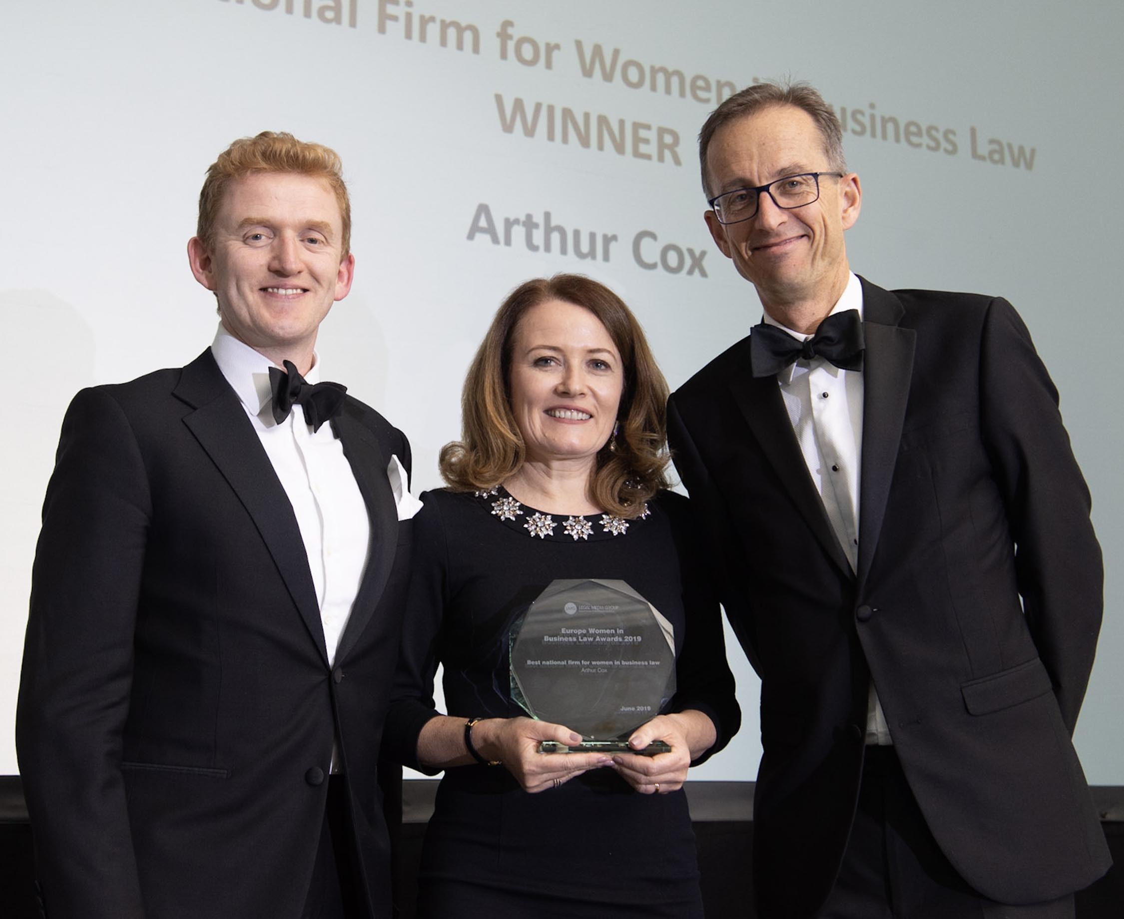 Arthur Cox recognised as leading firm for women in business law