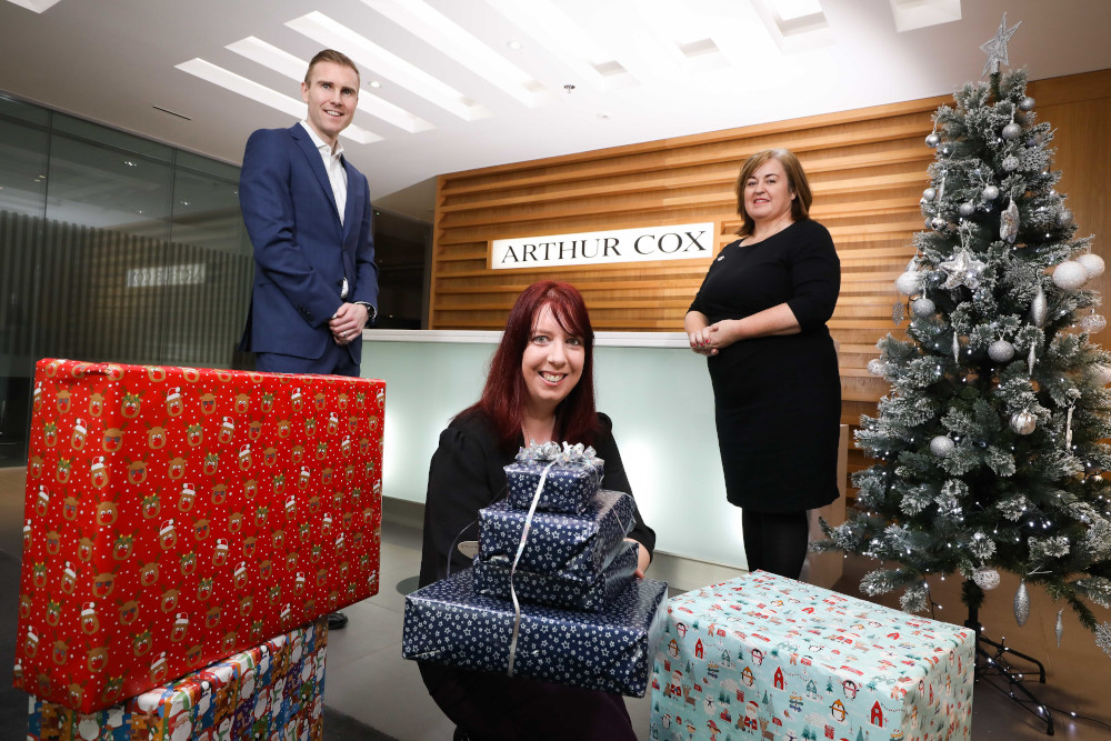 NI: Arthur Cox donates Christmas gifts to children on periphery of care