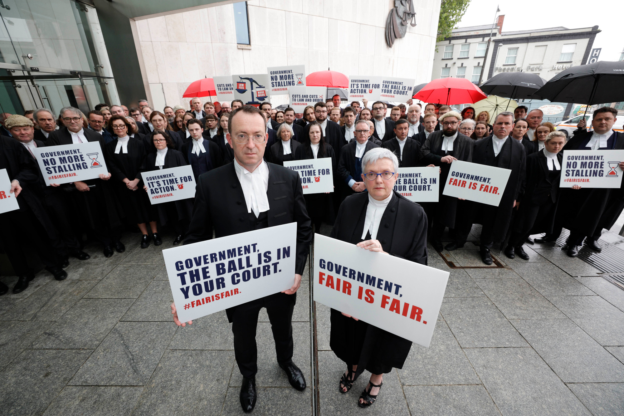 Further action not ruled out on third day of barristers' strike