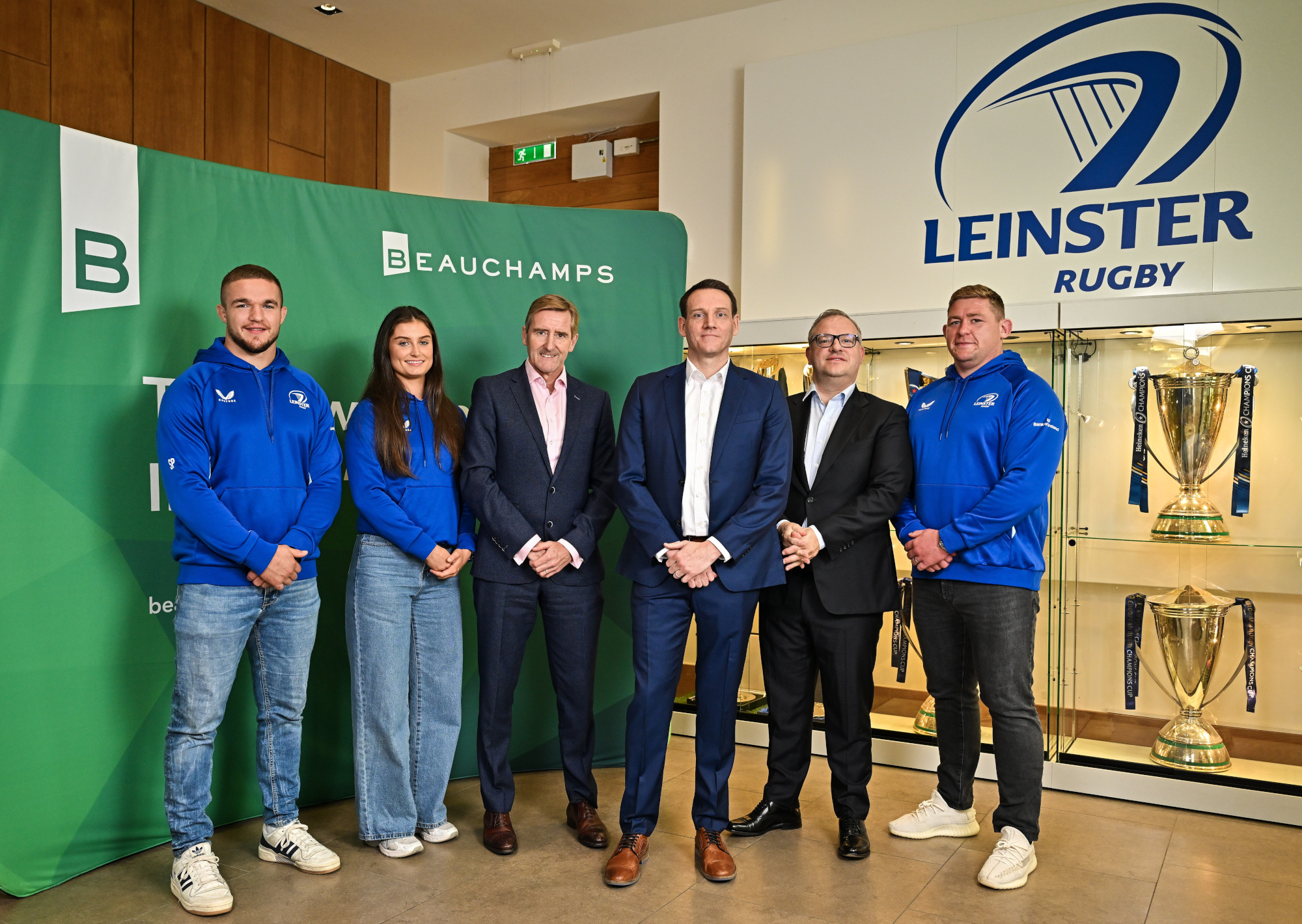 Beauchamps extends partnership with Leinster Rugby