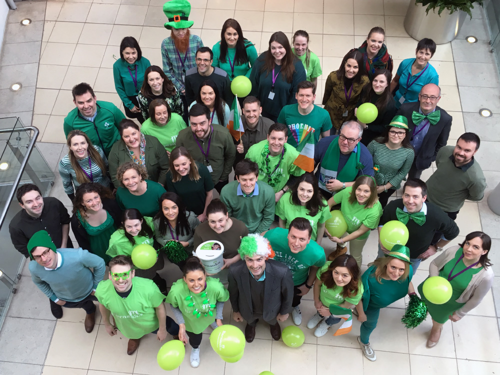 ByrneWallace staff 'go green' to raise cash for Barnardo's