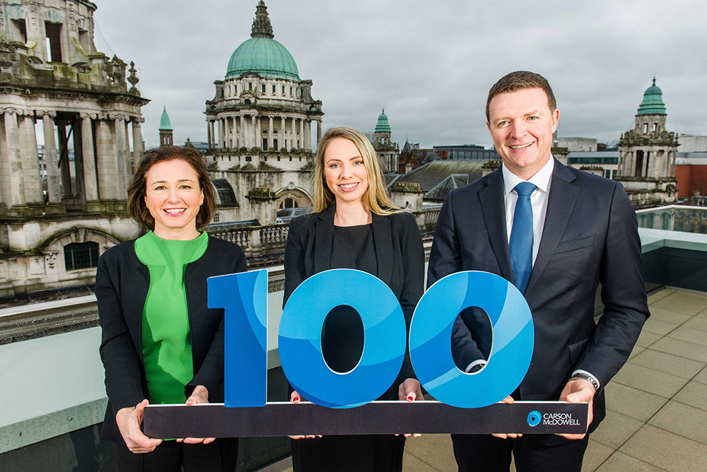 NI: Carson McDowell appoints 100th solicitor in landmark moment