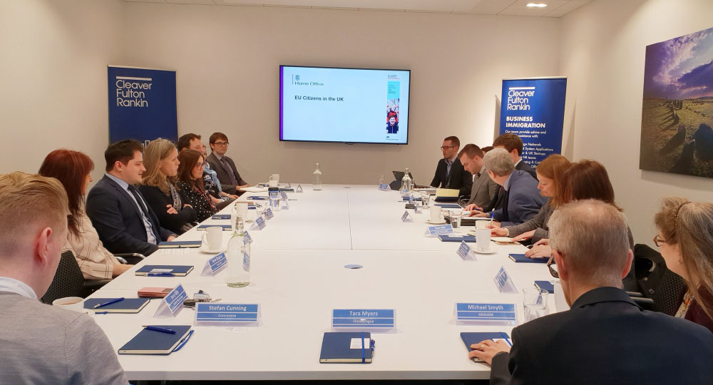 NI: Cleaver Fulton Rankin host Brexit roundtable for local businesses and Home Office