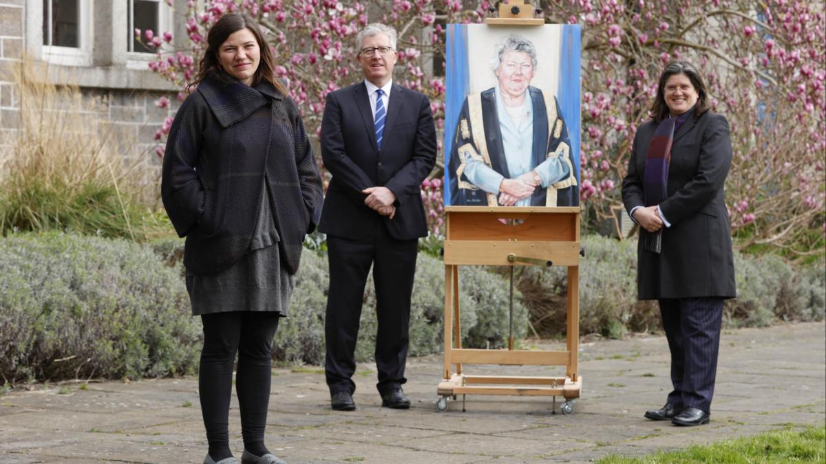 Portrait of Ms Justice Mella Carroll unveiled at DCU