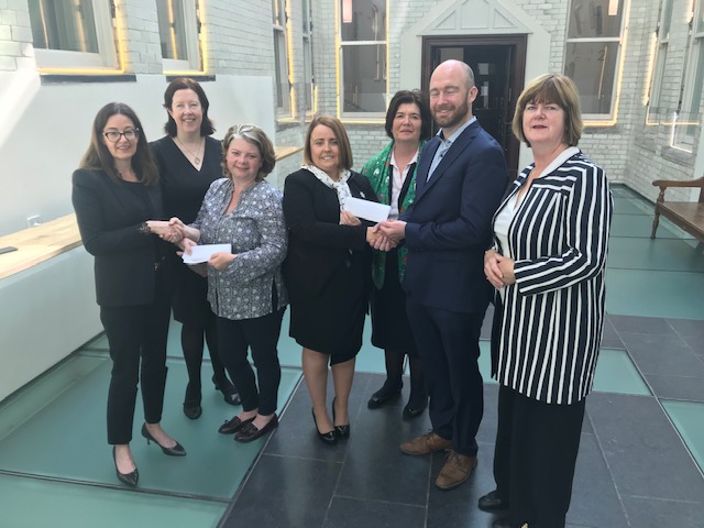 Cork barristers hand €7,500 to cancer charities after fundraising coffee morning
