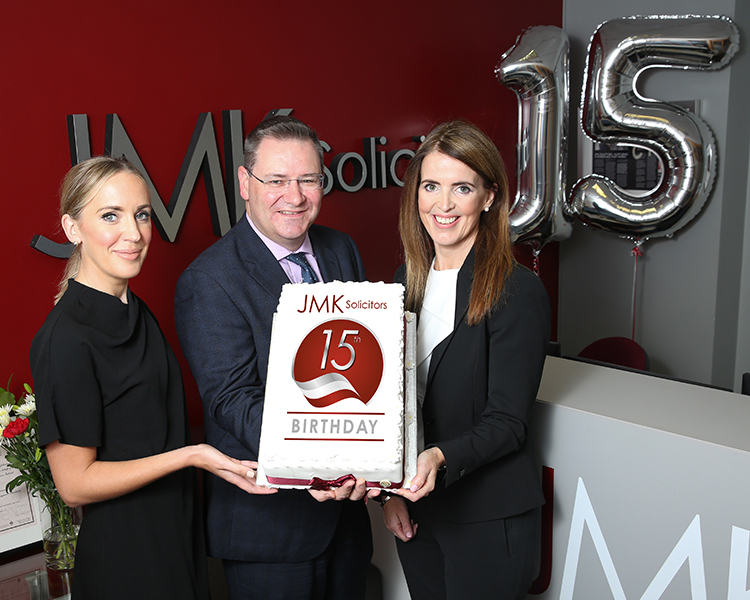 NI: JMK Solicitors celebrates continued growth in 15th year of practice