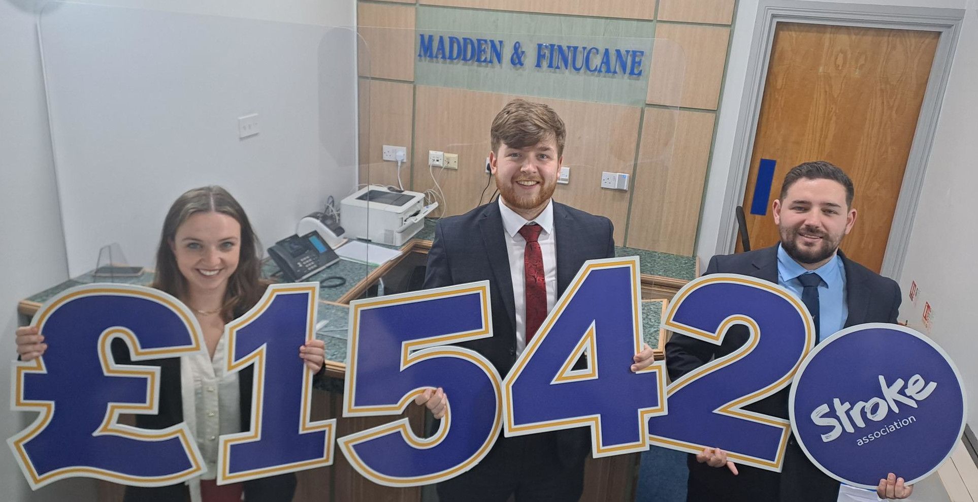 #InPictures: Madden & Finucane raises over £1,500 for stroke charity