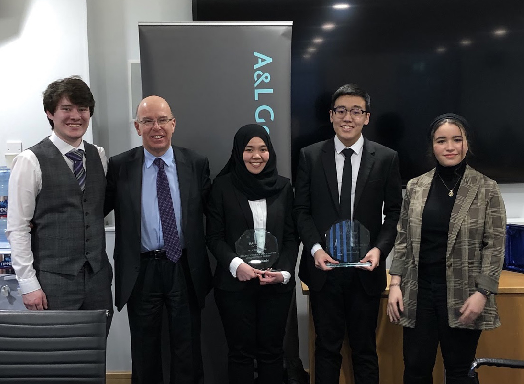 NI: Queen's University Belfast students triumph in Philpot Curran Moot