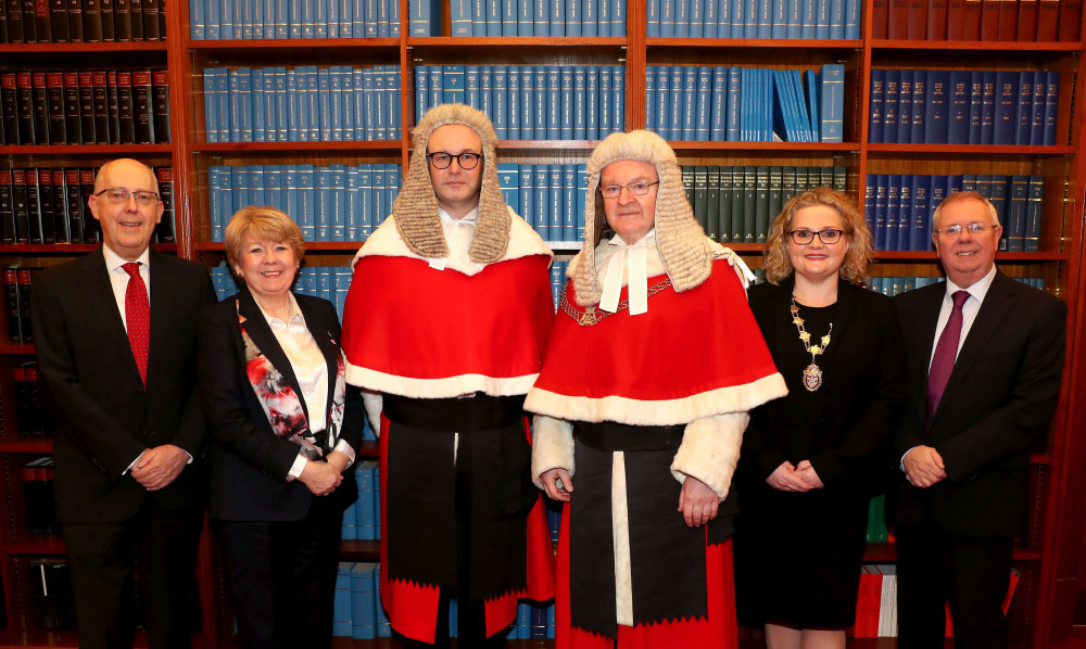 NI: Former Law Society president Mr Justice Ian Huddleston sworn in as High Court judge