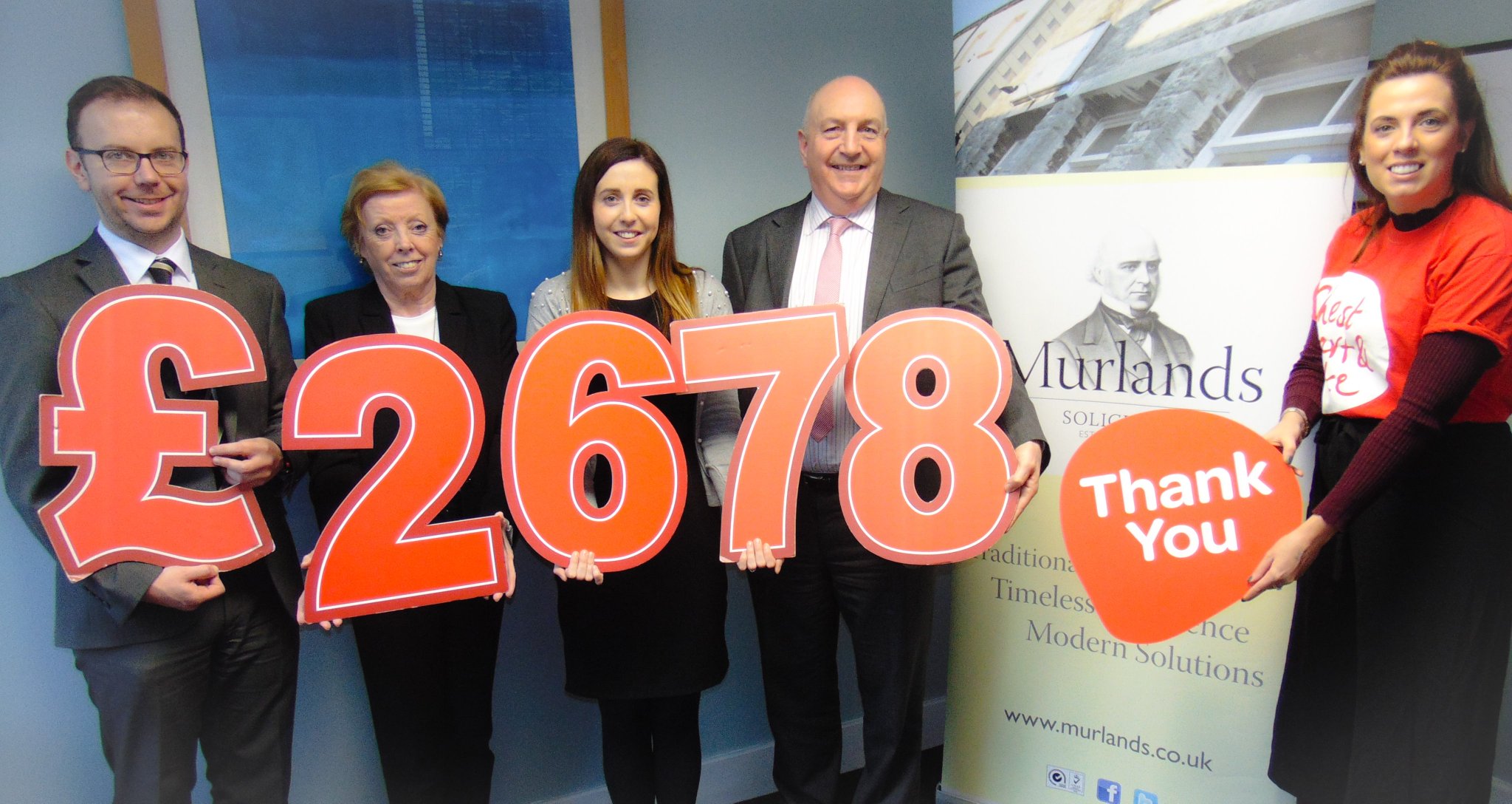 NI: #InPictures: Murlands Solicitors raises nearly £2,700 for charity