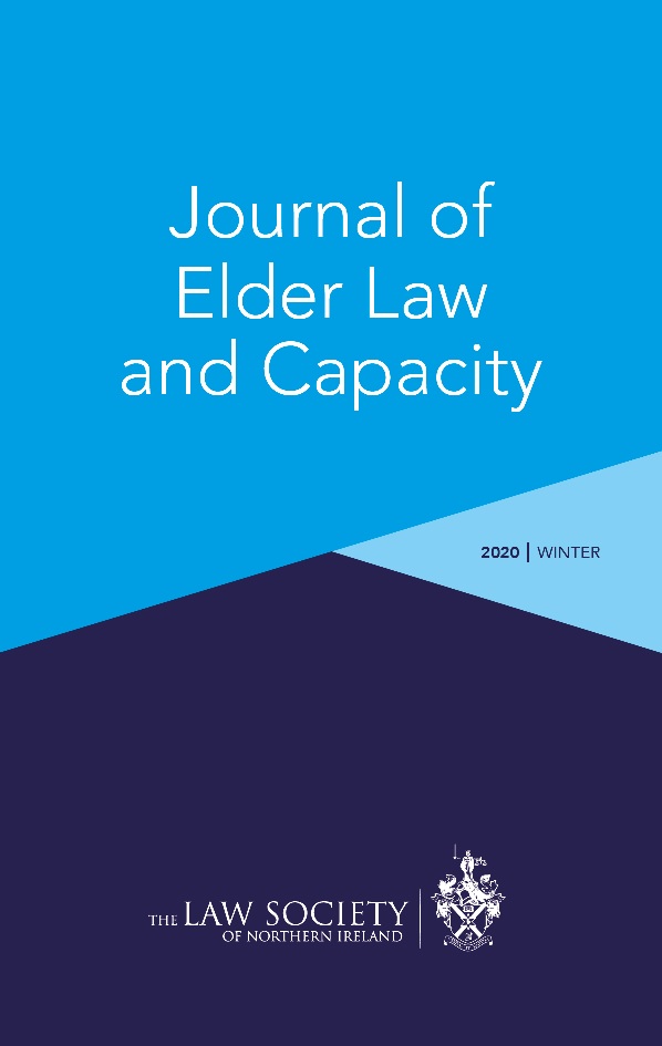 NI: Winter 2020 edition of Journal of Elder Law and Capacity published