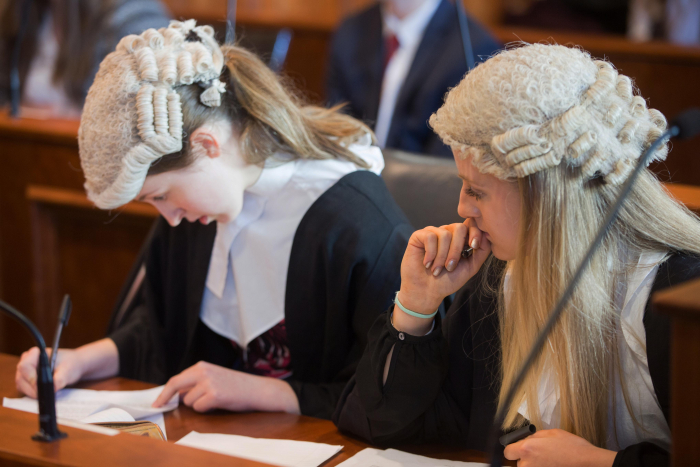 NI: Glenlola Collegiate and Dalriada School triumph in Belfast heat of Bar Mock Trial Competition