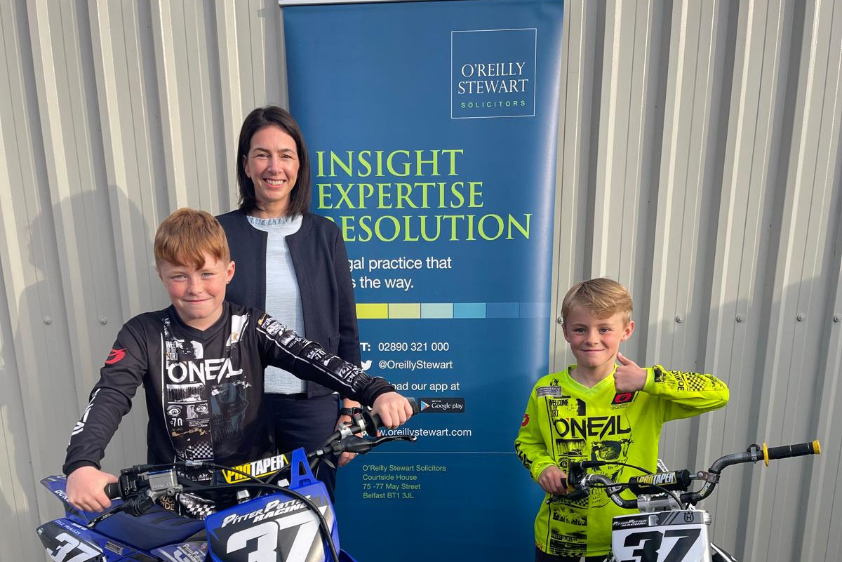 O'Reilly Stewart Solicitors backs junior motocross brothers