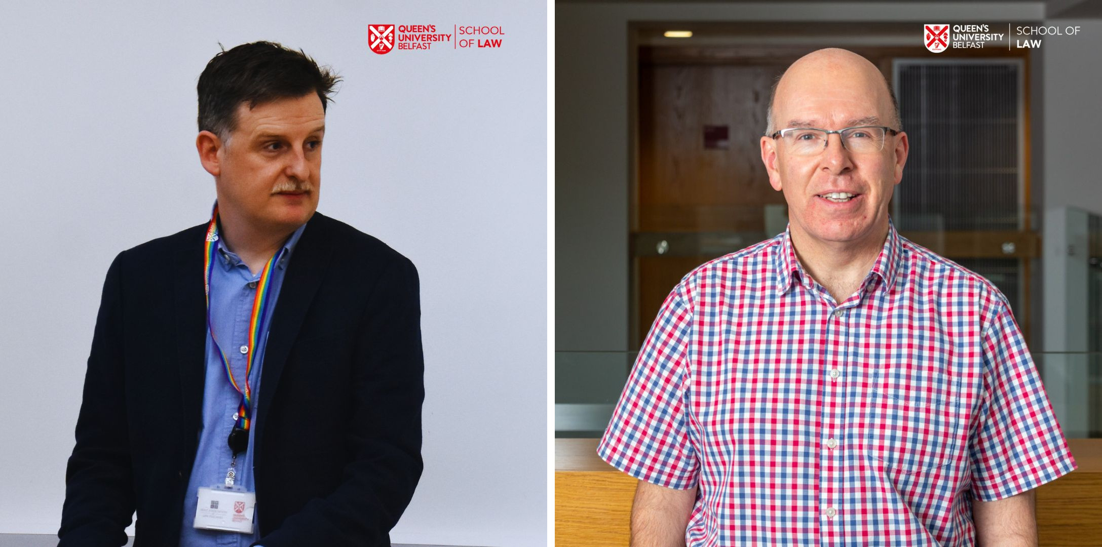 Two new law professors at Queen's University Belfast